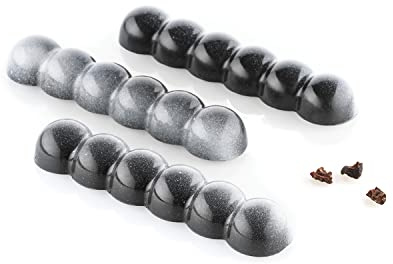 Silikomart | Bolla B, Stampo per Cioccolato in Tritan, Confezione da 1 Stampo, Misure 115 x 25 mm, h 15 mm,