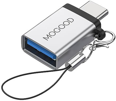 MOGOOD Adattatore da USB C a USB Thunderbolt 3.0 OTG Adattatore da spina tipo C a femmina USB 3.0 Adattatore tipo C Thunderbolt 4 OTG per Apple MacBook Pro, Samsung Galaxy S22 S23