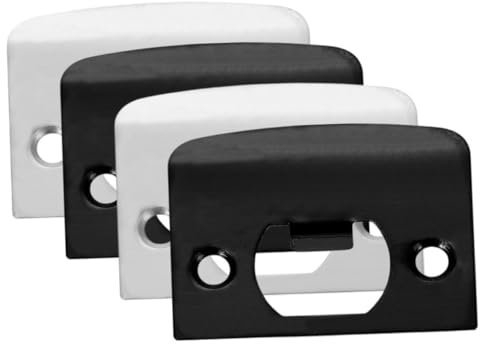 TOPPERFUN 4 Pièces Boucle à ardillon verrouillable plaque de renfort de gâche de porte connecteur de canapé modulaire Supports de meubles canapé sectionnel Acier inoxydable