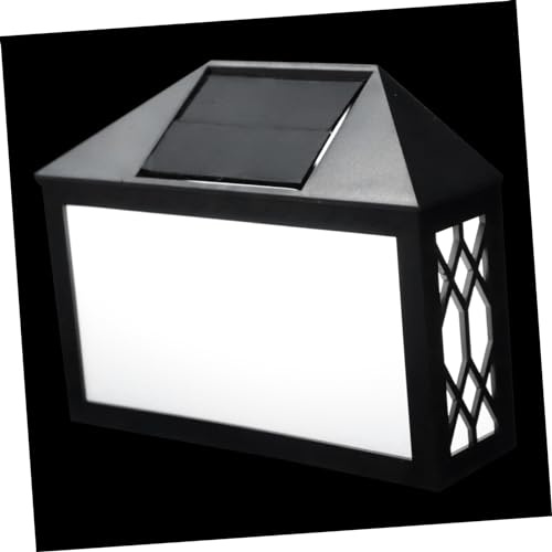 SEWOART Lampe Numéro Maison Solaire Extérieur LED Éclairage Numéro Porte Étanche Durable Dadresse Écologique pour Villa Installation Facile