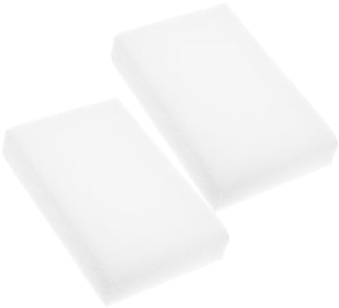 Holibanna Almohadillas de Espuma Blanca para Fieltrar Aguja 2 Piezas 15X10X3 CM Tapete Antideslizante y Amortiguador para Manualidades y Entornos Profesionales