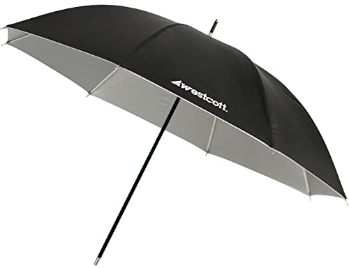 Westcott - Paraguas de iluminación para fotografía (81 cm), color plata
