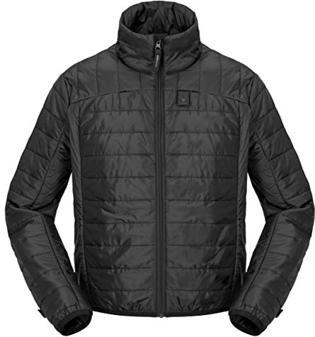 SPIDI, THERMO LINER, Sottogiacca Moto, Colore Nero Profondo, Sottogiacca Moto, Giacca Moto da Uomo Termica, per Temperature Medio/Basse, Antivento