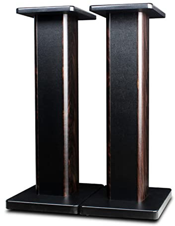 BQKOZFIN Lautsprecherständer 50 cm hoher Boxenständer Holz, 2er-Set, Speaker Stand geeignet für Regallautsprecher | HiFi und Heimkino Surround Sound, Verbessertes Audio-Hörerlebnis