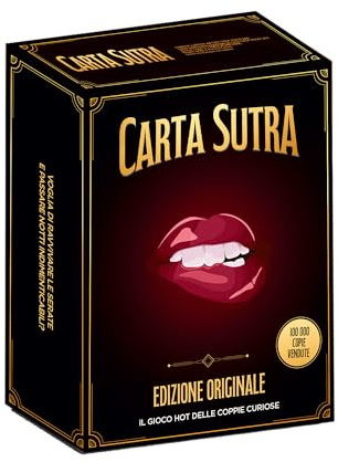 CARTA SUTRA – Giochi coppie – Giochi da tavolo – Gioco di coppia – Gioco di società – Gioco di carte – giochi da tavolo adulti – Idea Regalo Originale Coppia San Valentino 2026