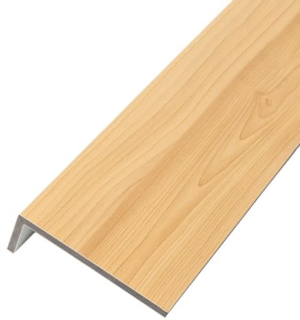 Appui de Fenêtre Couverture de Décor de Rebord de Fenêtre en Forme de L pour La Finition des Carreaux, Remplacement du Couvercle du Rebord de Fenêtre en Grain de Bois, Rebord de Fenêtre Étanche ( Colo