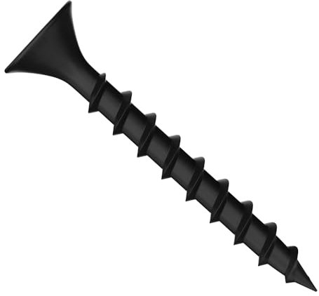 PARCO Deutsche Premium Schnellbauschrauben, Gipskartonschrauben, Rigipsschrauben, Gipsplattenschrauben | Schwarz, 3,9x25mm Grobgewinde PH2 1000 Stück