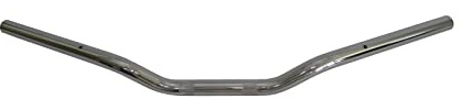Manubrio Accossato Cromato per DUCATI MONSTER 900 dal 1993 al 1999 (CC 900), Piega Bassa (63 mm), in acciaio, diametro costante 22 mm