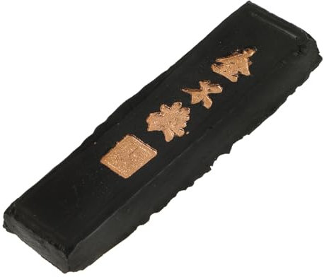 HAPINARY Traditioneller Chinesischer Zeichentusche-stick Feiner Rauch Glänzend Schwarz Handgefertigt Für Kalligraphie Und Malerei Geeignet Für Schüler Lehrer Und Liebhaber Der Chinesischen