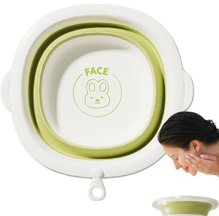 Baby Wash Bub - Cuenca de mano plegable con diseño sin salida, bandeja de agua plegable portátil | Recipiente de lavado de ahorro de espacio para niños pequeños, estanque ligero resistente