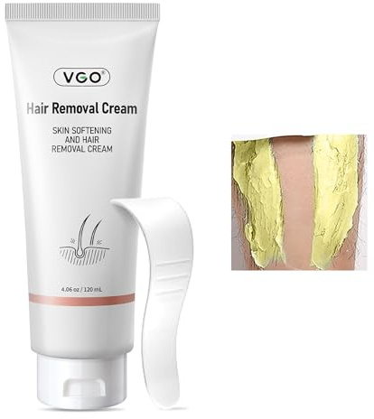 VGO Painless Bikini Gel for Women & Men, Unwanted Hair Removal for All Skin Types, 120ml / 4.06oz