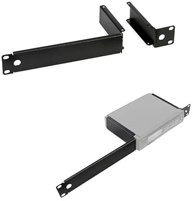Rack Mount Hardware for Single Shure SLX SLXD4 Wireless Receiver，19 Inch Rack Mount Kit