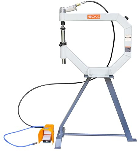 BOKA Pneumatischer Glätthammer – 500 mm Ausladung, Krafthammer für Metallbearbeitung, PPH-500