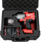 Koffer für Milwaukee M18 Schlag- und Drehmomentschlüssel – wasserdichter harter Werkzeugkoffer für Milwaukee Set, Elektrowerkzeug-Kombi-Kit Tasche für Milwaukee 2/1 3/4 3/8 Akku/Ladegerät (nur