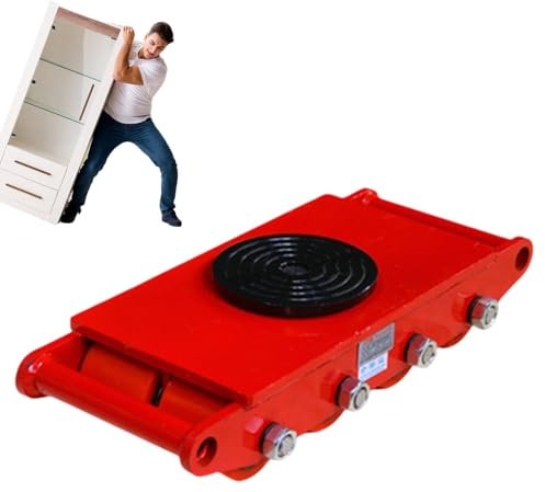 Yonuaret Machinery Mover, Industrial Moving Equipment, Machinery Skate Dolly 8T/12T/15T Heavy Duty Machinery Moving Skate Machinery Mover Skate for Warehouse