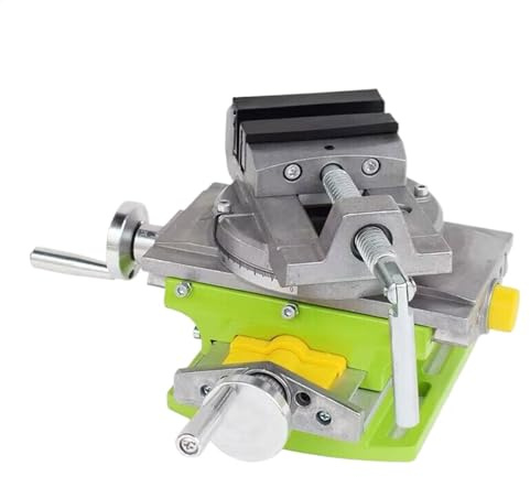 Morsa piccola per trapano a pressione, a croce, piccola, morsetto da banco per fresatura in metallo, perforatrice resistente per la lavorazione del legno