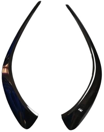 Auto Frontali Paraurti Spoiler Per Mercedes Per Benz CLA C118 Per AMG 2020-2024 2 pezzi Paraurti anteriore auto Spoiler Splitter Canard Prese d'aria(Nero lucido)