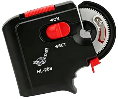 Xjdzineq Gancio da pesca elettrico portatile Tiers Gancio da pesca automatico Strumento di legatura Ganci intelligenti Dispositivo di legatura Manico comodo Strumento automatico e linea
