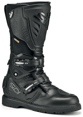 Sidi Adventure 2 Gore-Tex Waterproof Leather ADV Motorcycle Touring Boots 49 Black