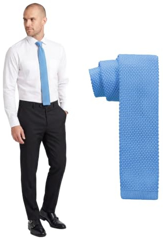 DonDon Cravate en tricot 5 cm