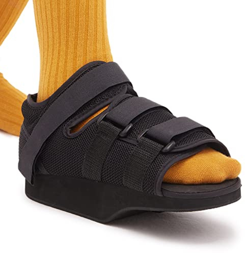 GHORTHOUD Offloading Post Op Shoe Forefoot Foot Shoes for Broken Toe Surgery Non Weight Bearing Medical Shoes for Men and Women (X-Large)