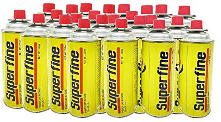 PBUK 28 x Butane Gas Cans Canisters Bottles Camping Cooking Portable Heater Stove Cooker