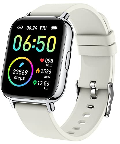 Motast Smart Watch, Fitness Tracker 1.69 Touch Screen Fitness Watch with Heart Rate Sleep Monitor, Step Counter Smart Watch for Men Women Activity Trackers IP68 Waterproof Smartwatch for iOS Android