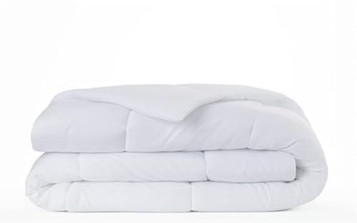 Todocama - Couette en Fibre, 3003, Anti-acariens, Automne-Hiver, 300 g/m², Couleur Blanche (Toutes Les Dimensions Disponibles) (pour lit de 60/70-80 x 160 cm)