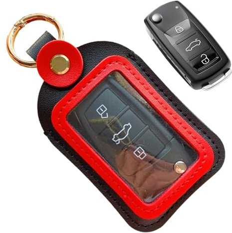 Aznever Pochette pour clé de Voiture, étui pour clé de Voiture |Support de boîtier de Protection pour clés à Distance | Conteneur de Stockage de clés Portable, adapté aux Voyages, pour Le Camping,