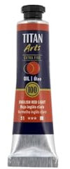 TITAN ARTS - Huile extra fine Titan 20 ml - 100 rouge anglais clair série 1