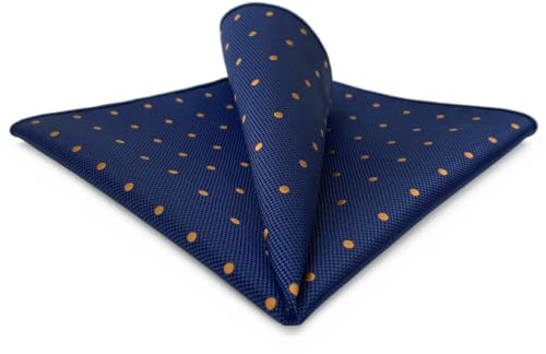 S&W SHLAX&WING Pañuelos de Bolsillo para Hombres Puntos Negocios Grande para Chaqueta de Traje