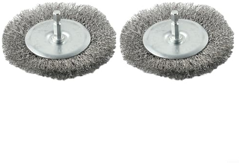 FACULX Electric Joint Brush Replacement Brush Set Metal Grout Brushes For EFB 400 EFB 401 Sidewalks Terraces Paving Stones Driveways Cleaning Tool 100Mm