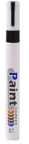 Genérico Marcador de pintura para bolígrafo | Rotulador de pintura para neumáticos de coche, resistente al agua, multisuperficie,Marcador de para neumáticos, suministros de artística para cuero