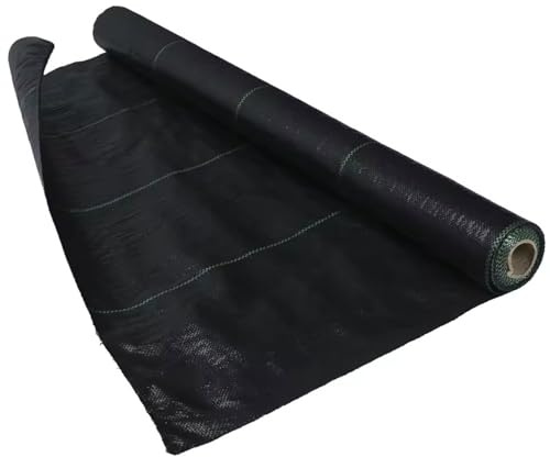 NIUSABOU Tela antihierbas para jardín, Cubierta de Suelo Tela for Control malezas, Varios tamaños(1m x 50m)