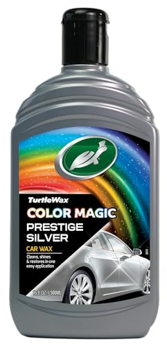 Turtle Wax 52710 Color Magic Car Paintwork Polish Restores Colour & Shine Silver 500ml