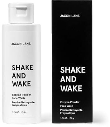 JAXON LANE Exfoliating Powder Face Wash w/ Papaya Enzymes Powder, Aloe Vera, Vitamin C, AHA | Anti Aging Deep Pore Cleanser & Acne Treatment