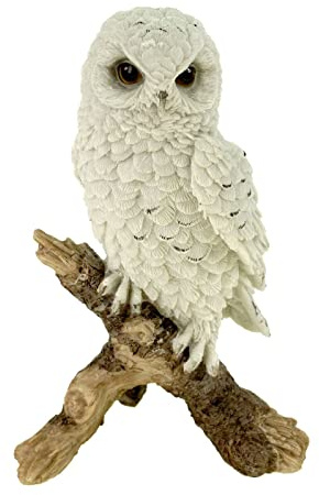 VOGLER Joh. Vogler GmbH snöuggla stående på AST 21 cm Uhu uggla djurfigur fågel