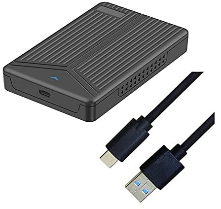 WLEWSR BoîTier de Disque Dur Mobile USB 3.1 2.5 Pouces SATA BoîTier de Disque Dur SSD Support de Disque Dur 15Mm pour Ordinateur Portable