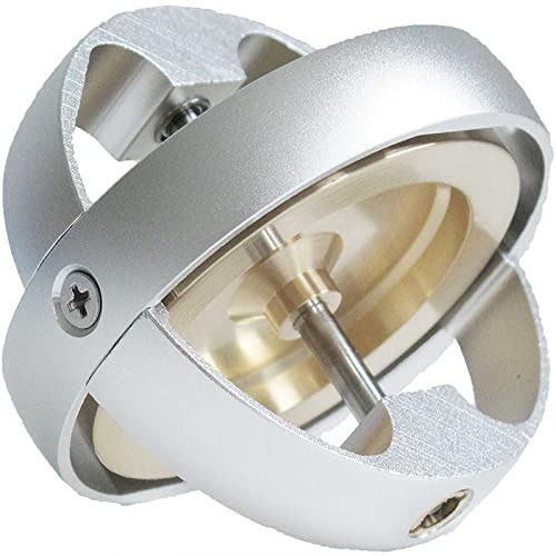 Giroscopio di Super Precisione - Con Avviamento Motore Elettrico 7500 Giri/min, Giroscopio Elettromeccanico in Metallo Trottola Giocattolo Dinamicamente Bilanciato Giocattolo Fisico di Fascia Alta