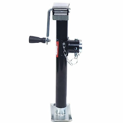 NaMaSyo Anhänger Stützen 1000kg Anhängerstütze mit Kurbel Stützrad Anhänger Stützfuß Abstellstütz Schwerlaststützen Kurbelstütze für Anhänger