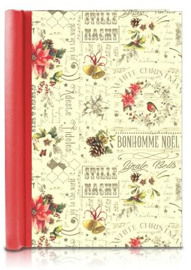 FAIRklemmt Klemmbinder Wintermelodie, A4, Rot