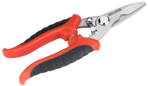 Bellota 26011 - Tijera Universal de Acero Inoxidable con Pelacables de 180 mm