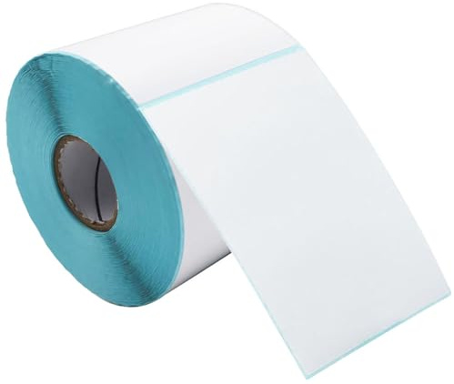 Etiquetas Térmicas Adhesivas 4x6 pulgadas (100x150mm),Rollo de 500 Etiquetas, Rollos para Impresoras Térmicas para Envíos, Paquetes y Almacenaje – Compatibles con Zebra (1)
