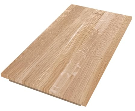 Tabla de cortar universal Villeroy & Boch accesorios de cocina, tabla de cortar de madera que ahorra espacio para colocar en el fregadero, de roble europeo, cuadrada