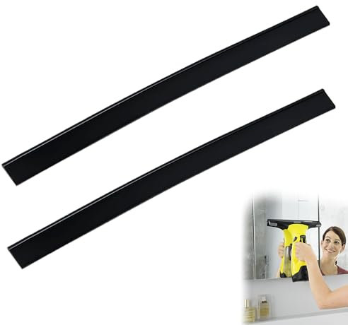 2 Pcs Replacement Rubber Lips for Karcher Replacement Blades for Window Vac 280mm Professional Window Squeegee Rubber Replacement Blades Accessories Compatible with WV1 WV2 WV5 WV50 WV55 WV60 WV75