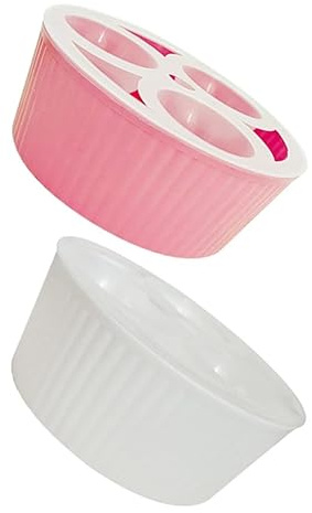 SUPVOX Macetas Hidropónicas Paquete de 2 Material PP para Bulbos de Tulipán y con Tres Agujeros Base Estable para Bulbos de Tulipán y Ideales para Jardinería a Pequeña Escala