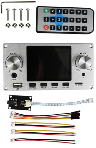Qusedwey Modulo Radio FM per Auto Fai-da-Te con Schermo A Colori TFT da 2,8 Pollici, Kit Elettronico