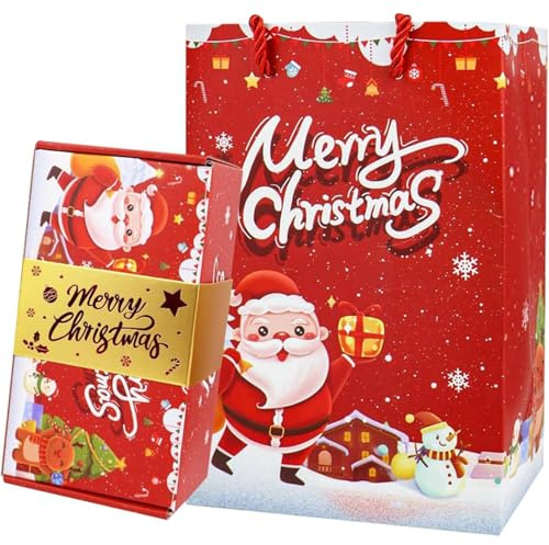Surprise Gift Box Explosion for Money, Merry Christmas Folding Bouncing Gift Boxes, Pop-Up Money Explosion Gift Box for Birthday Christmas Anniversary Valentine’s Day & Proposal (Red, 12 Bounces)