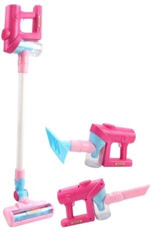 SOIMISS Mini Aspirateur en Plastique pour Garçon et Filles Sons et Lumières, D’Imitation Électroménager Éducatif, Jeu Interactif de Ménage pour Tout-Petits, Maison et École