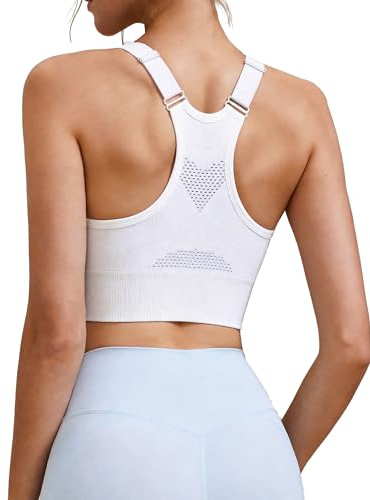 Litherday Sujetador Deportivo Mujer Top Fitness Espalda Nadadora Sin Aros | Tejido Elástico Transpirable, Copas Extraíbles Y Tirantes Ajustables Según El Modelo, Espalda Nadadora Para Yoga Y Gimnasio